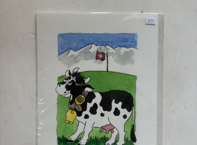 Kunst Bild ohne Rahmen Flentje 13x18cm