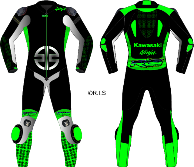 Custom leather one piece suit 