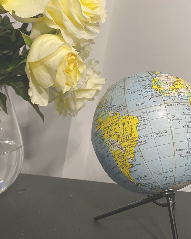 Globe terrestre Girard et Barrère