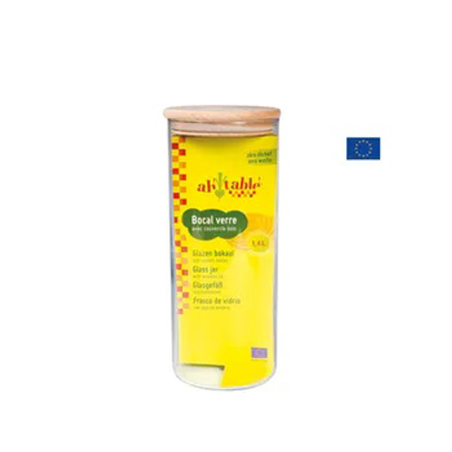 Bocal Couvercle Bois - 1,4L