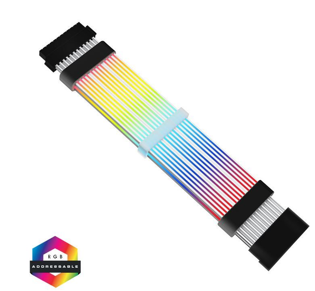 CiT Pro 2 x 8-Pin GPU ARGB Motherboard Extension Cable