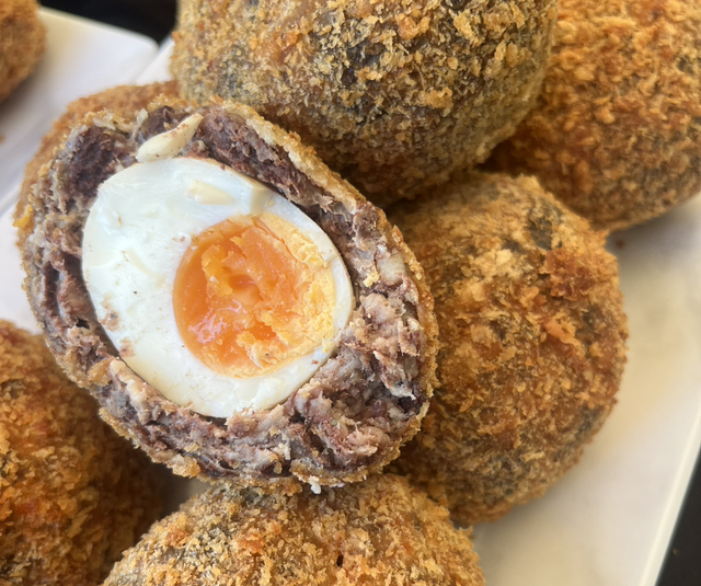 Black Pudding Scotch Egg