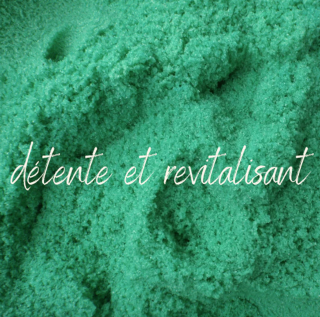 Sel de bain "une pause détente et revitalisation"