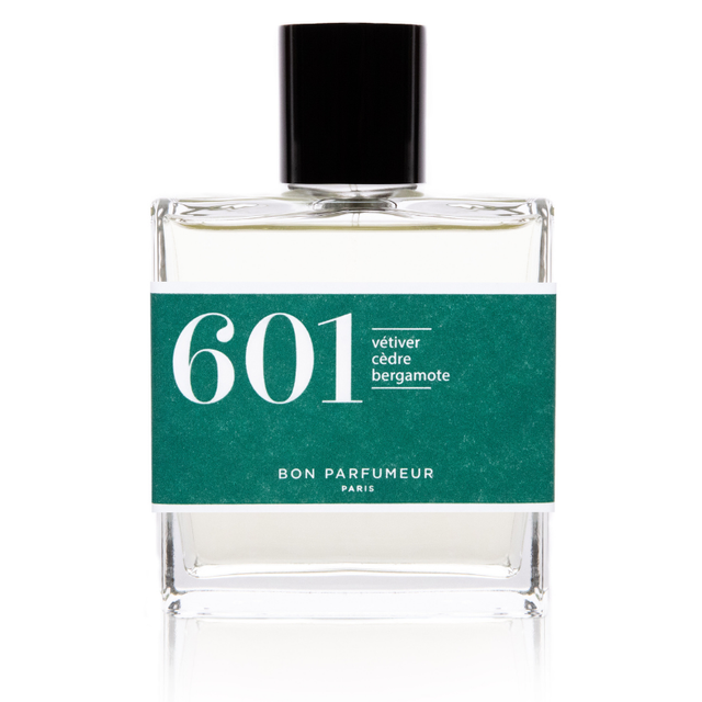 Eau de Parfum 601 - Vétiver, Cèdre, Bergamote - Bon Parfumeur
