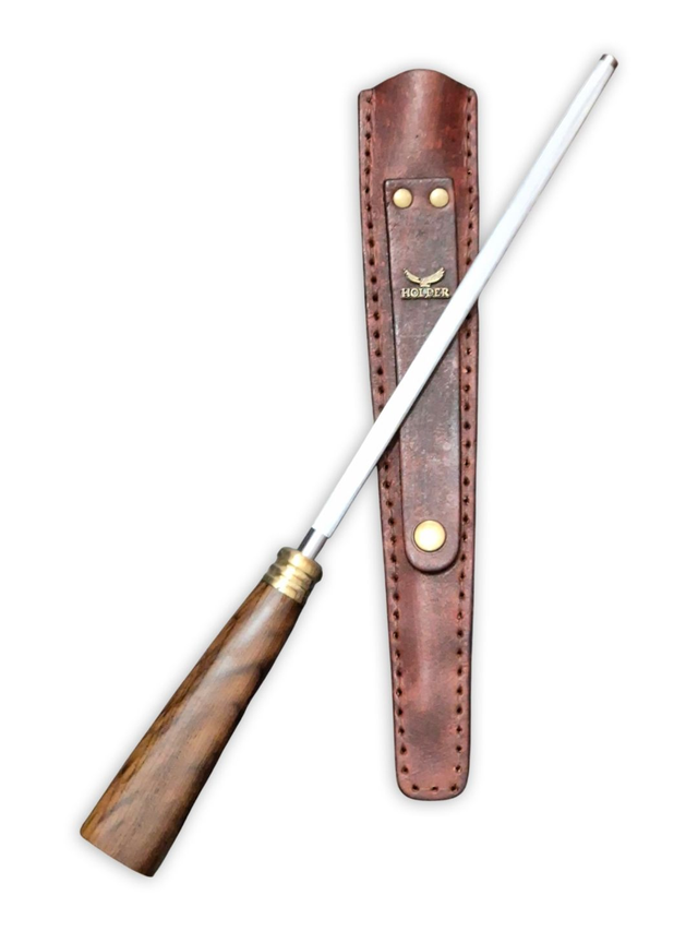 Chaira Estriada Profissional 10 Pol Carbono 1045 Madeira Nobre