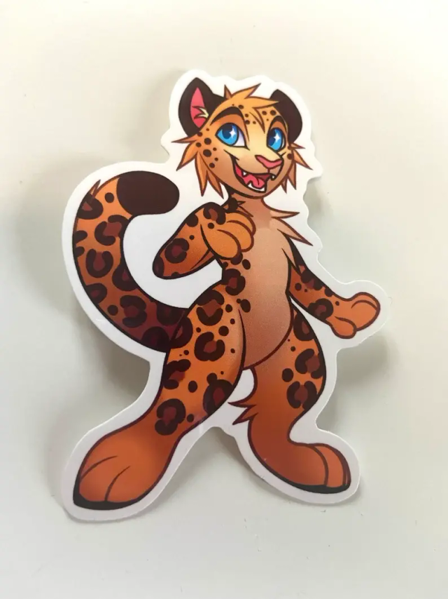 Leopard Full Body Sticker