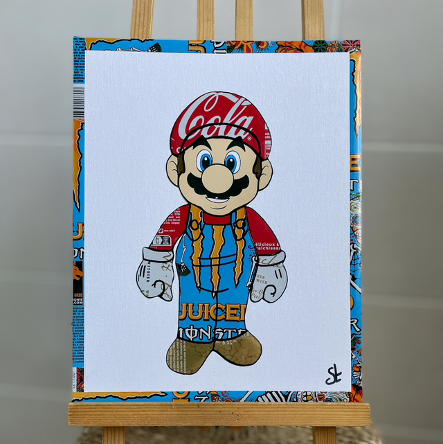 Tableau Mario 24x30 cm 