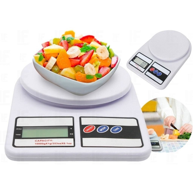 Balança Cozinha Digital 10kg Alta Precisão Dieta E Nutrição