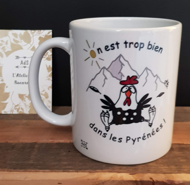 Mug - Poule pyrénéenne (1c)