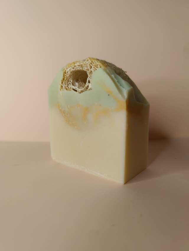 Loofah Soap with Mango Butter