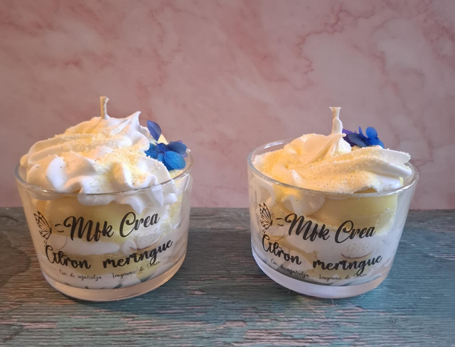 Bougie citron meringue
