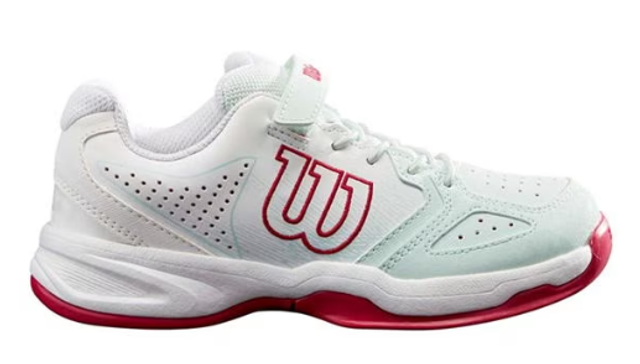 Wilson Junior Kaos QL Soothing Sea White Sangria Tennis Shoes 