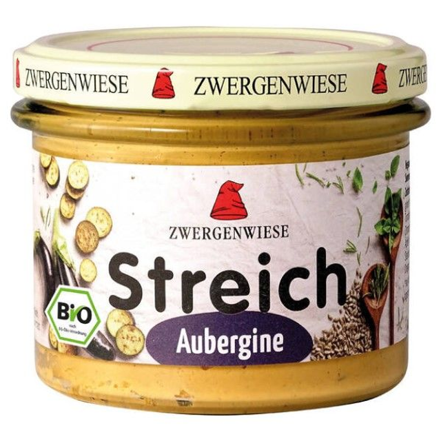 Zwergenwiese Brotaufstrich Aubergine 180g