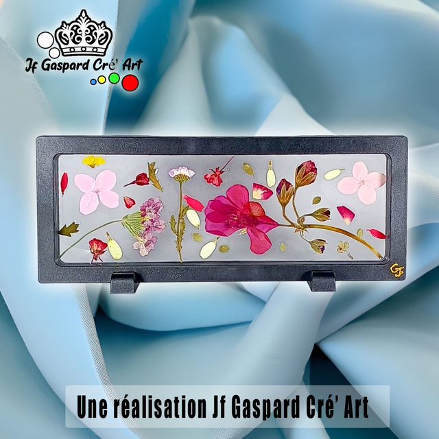 Petit Cadre a Posé 24 x 9 🌺 &quot;Petit Monde Fleuri&quot;