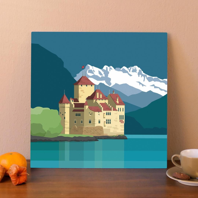 Wandbild &quot;Château de Chillon&quot;
