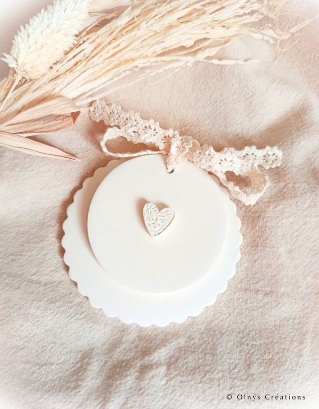 Médaillon en argile annonce sexe bébé ~ Naissance Bébé Fille Garçon ~ Gender Reveal