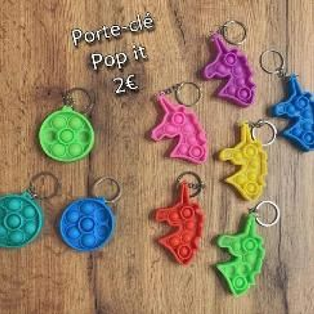 porte clé pop it 