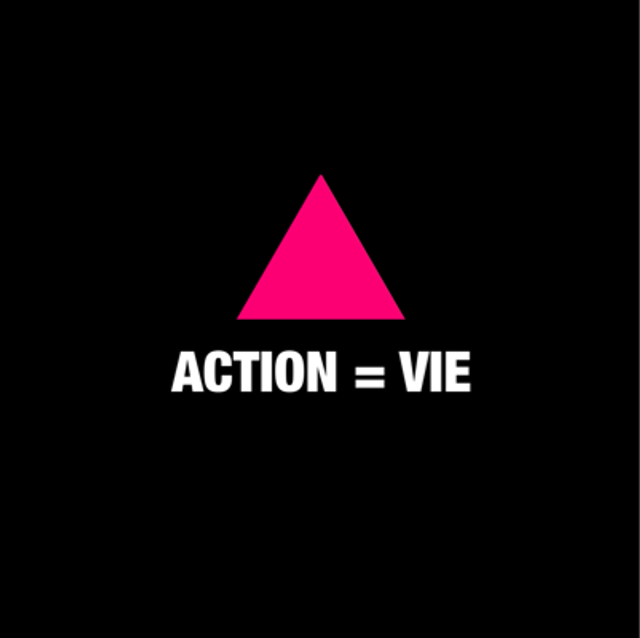 T-shirt « ACTION = VIE » - Act Up Sud-Ouest