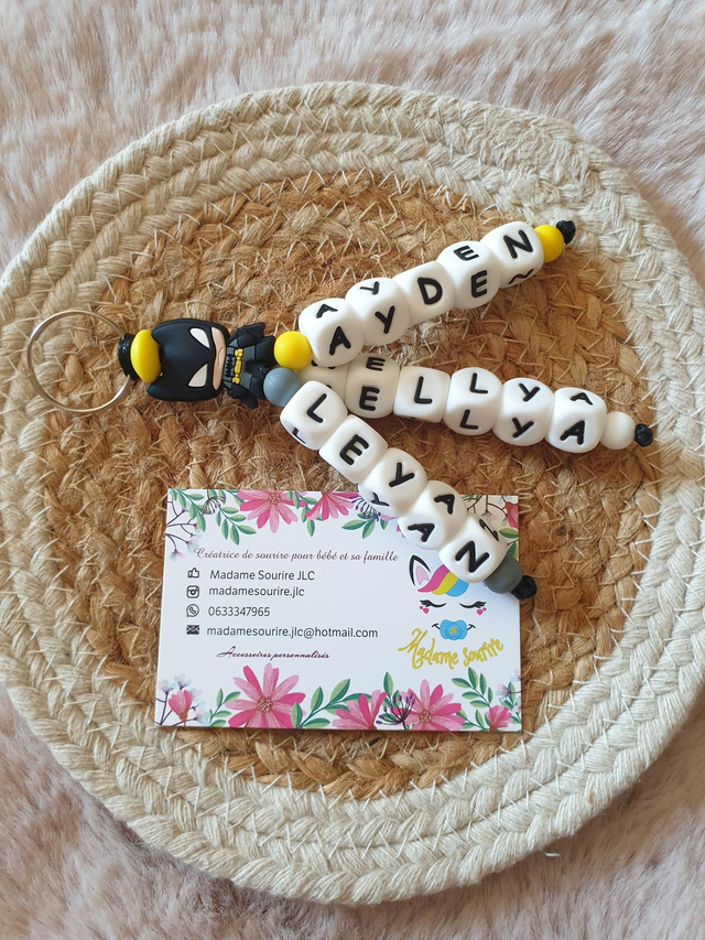 Porte Clés 3 branches liées Bat