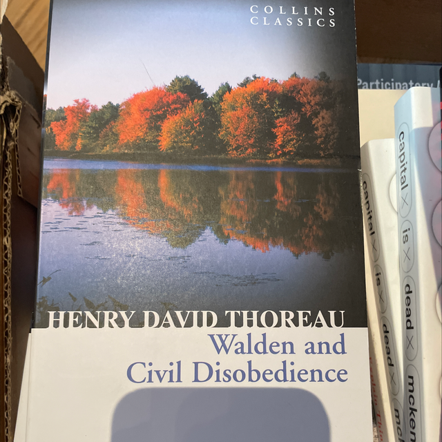 Walden And Civil Disobedience Thoreau