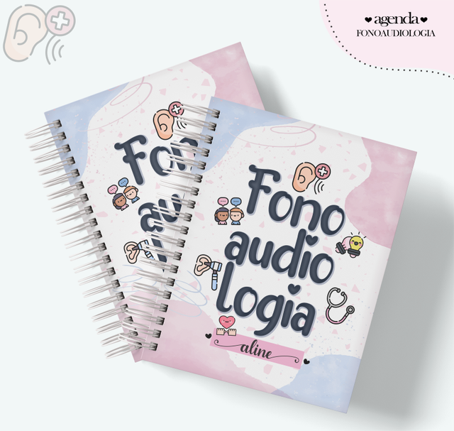 Agenda fonoaudióloga - Permanente + Caneca