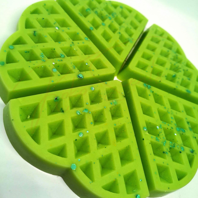 Apple Fresh Odouraze Waffle Wax Melt Shape