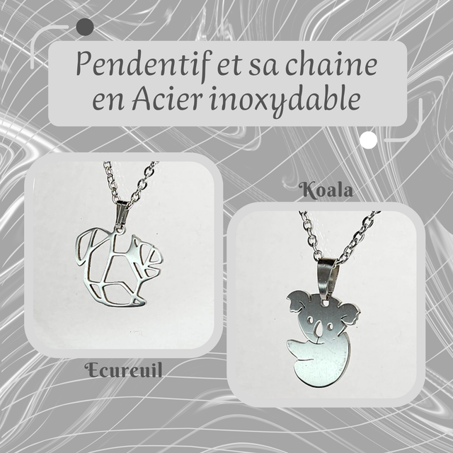 Pendentif S - Thème &quot;Forêt&quot;