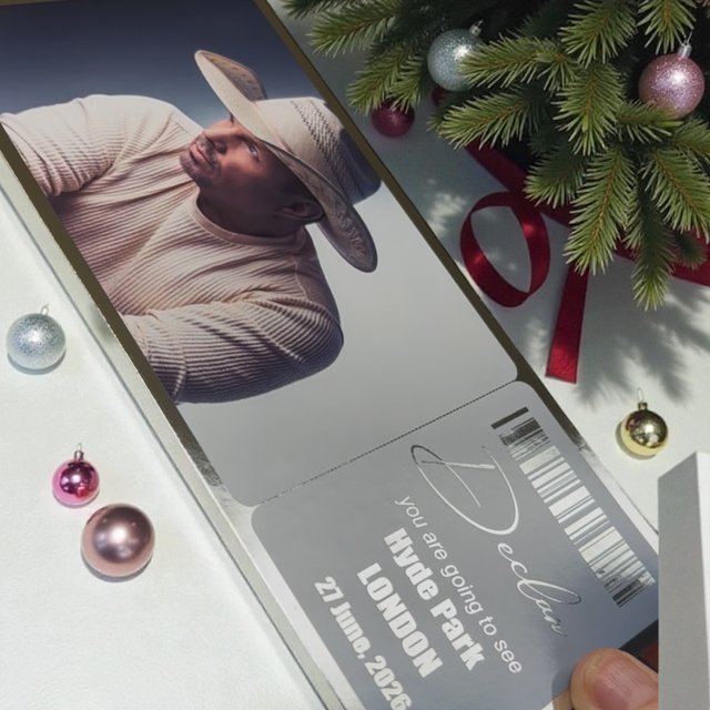 Garth brooks Concert gift ticket / card 