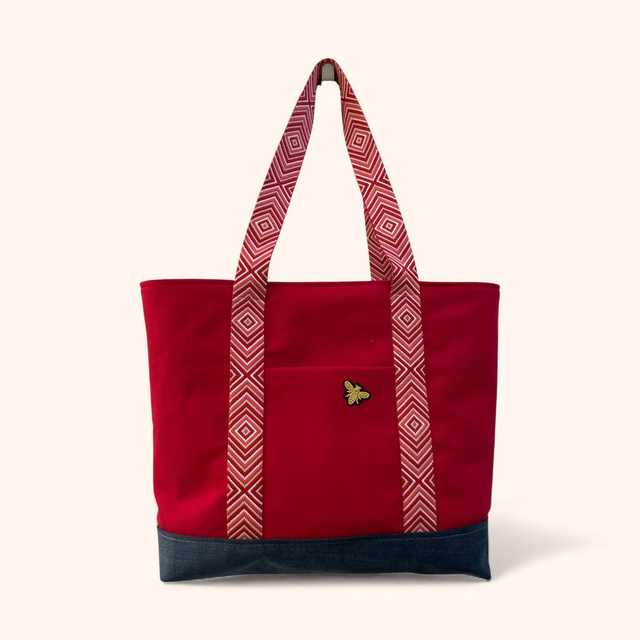 Cabas Essentiel - Eclat d&#039;Hiver Rouge Cardinal