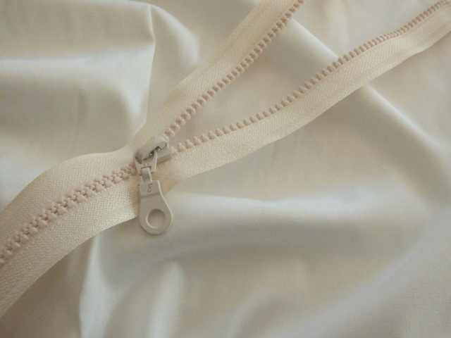 Moulée Séparable 6mm Ecru - Fermeture Eclair