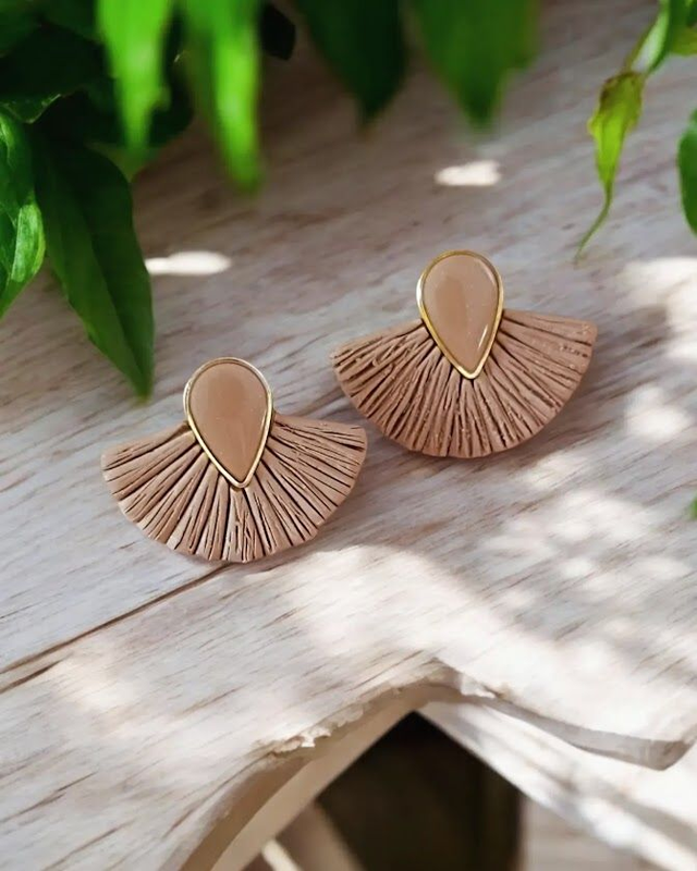 Boucles d&#039;oreilles en argile polymère 