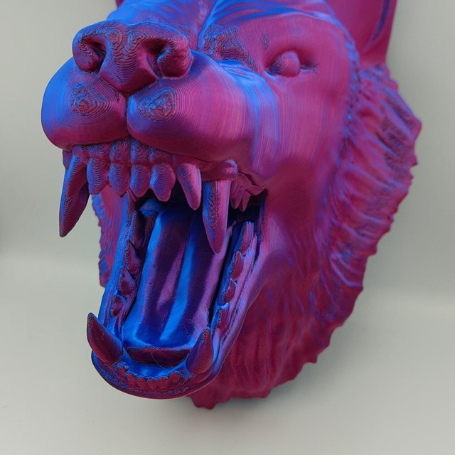 Wolf Head - Wall Mounted Headphone Holder