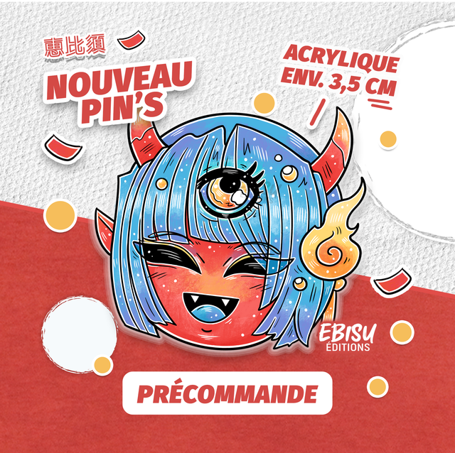 Précommande - Pin's Oni 