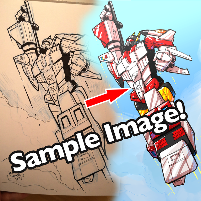 Digital Colours for Physical Sketches