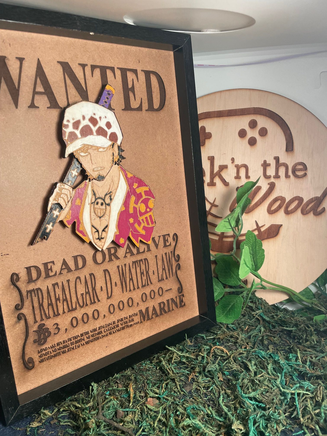 Cadre Wanted Trafalgar Law.