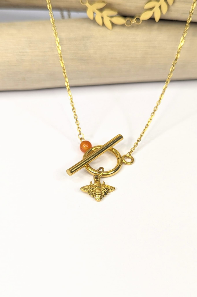 Collier Maya - Cornaline