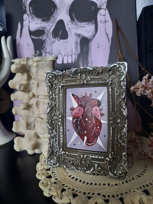 Peinture - Pointes au cœur