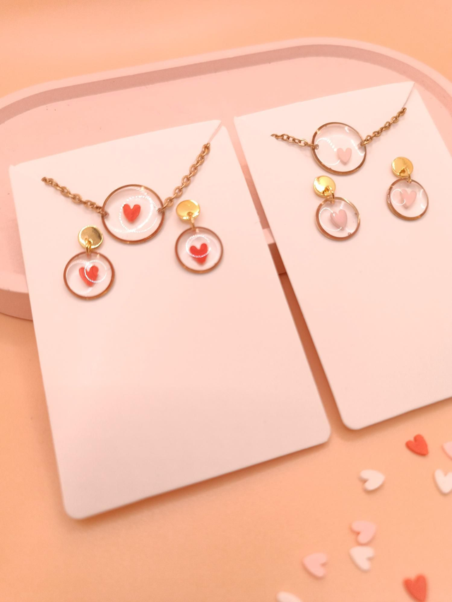 Parure discrète bracelet + BO