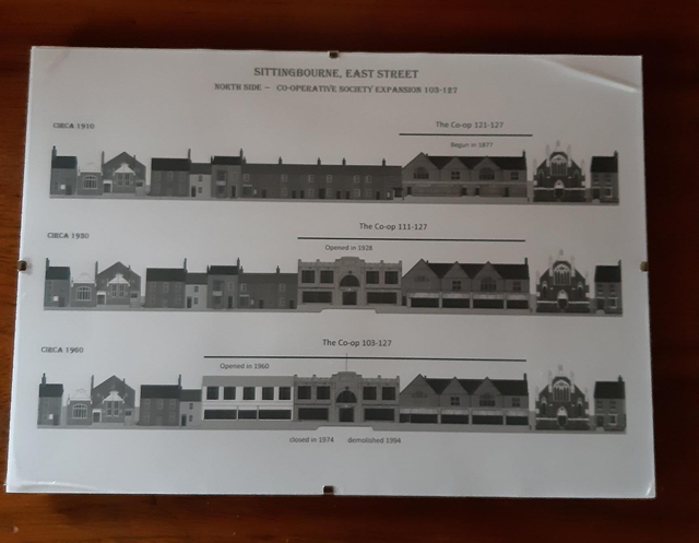 East St, north - framed, limited edition "Streetscape" 