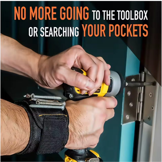 0001 - Magnetische polsband - rood/zwart