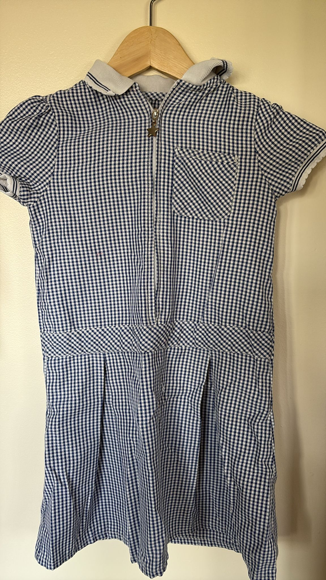 Summer Dresses Blue Age 6-7 (D7)