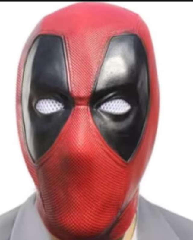 Deadpool full face latex masker