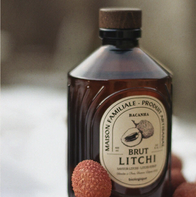 Sirop Litchi- biologique - 400 ml 