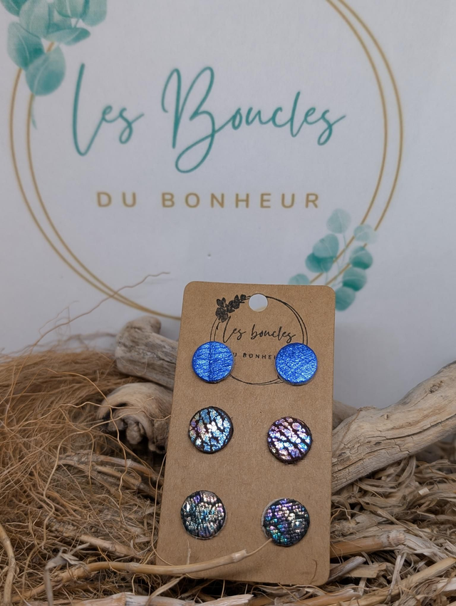 Lot de 3 paires de puces pu043