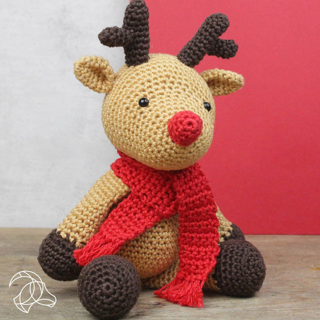 Crochet Reindeer - Make your own crochet animal kit