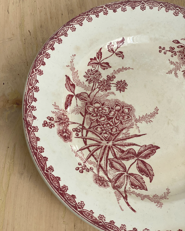 Assiette Ste Amandinoise Margot plate (x1)