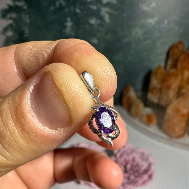 Amethyst s925 pendent 
