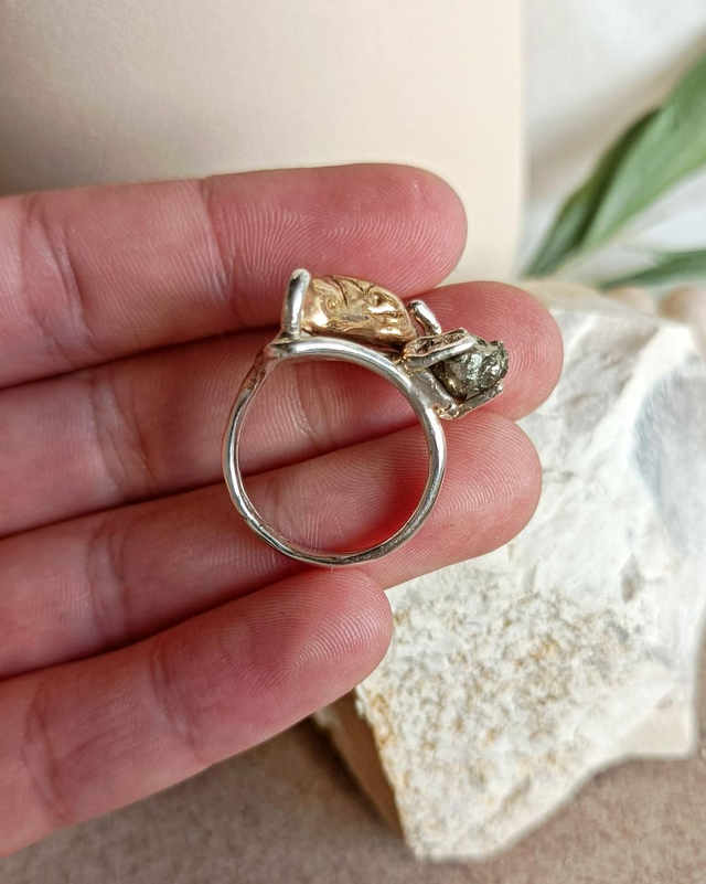 Anello "Pietra" e Pirite