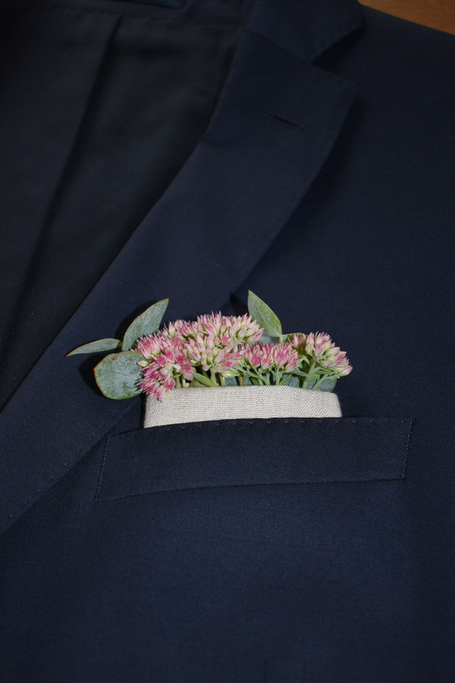 Boutonnière en bois - Personnalisable