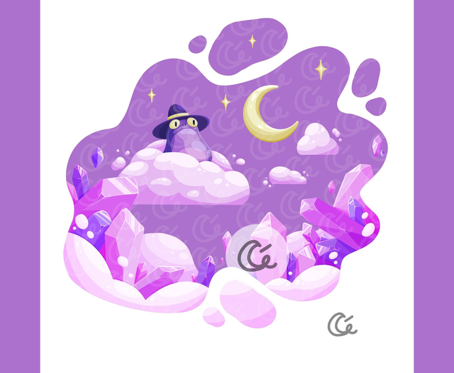 Print carré Le Rêve de Citrouille